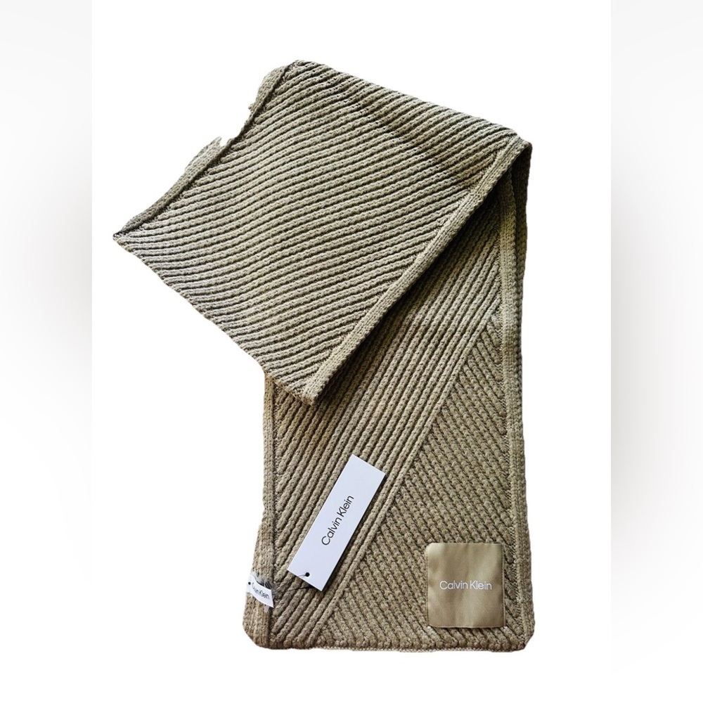 Calvin Klein Unisex Scarf Beige